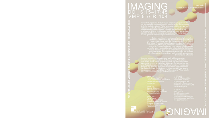 Poster der Ringvorlesung Imaging