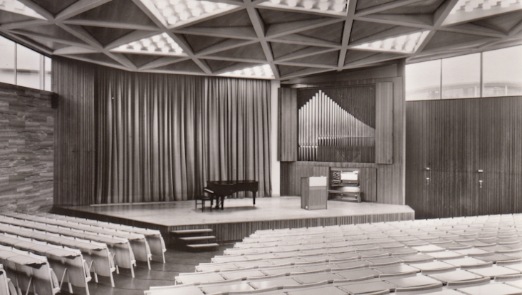 Vorlesungssaal früher